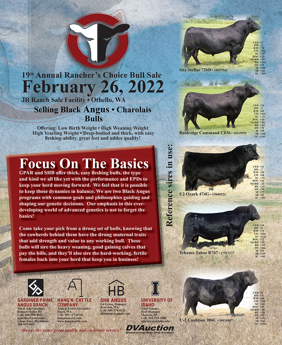 2022 Ranchers Choice Bull Sale